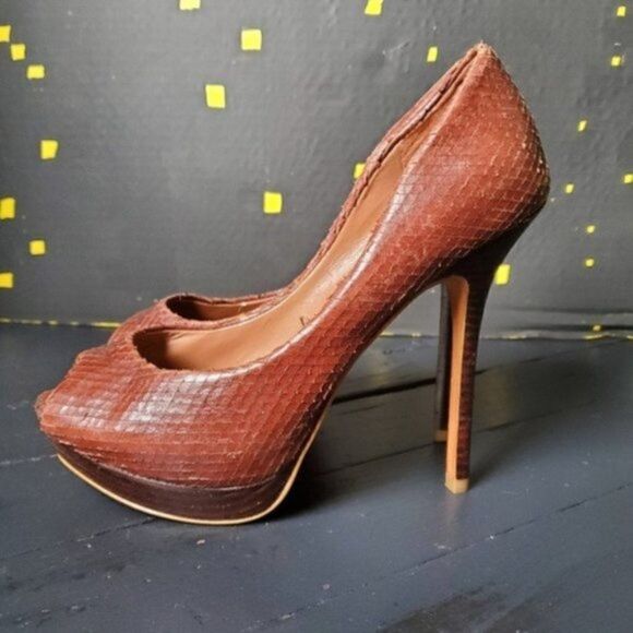 Zara Basic Collection Snakeskin heels - Picture 3 of 8